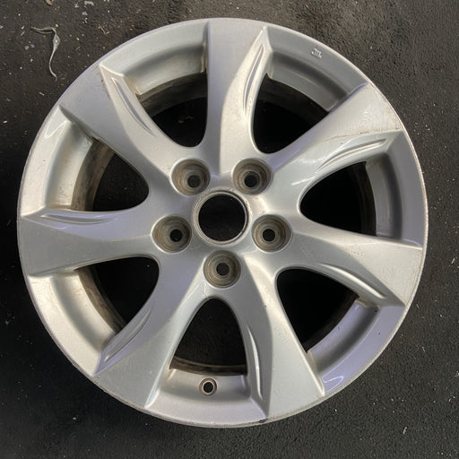 16" MAZDA 3 10-11 16x6.5, alloy, Original OEM Wheel Rim - Angle View