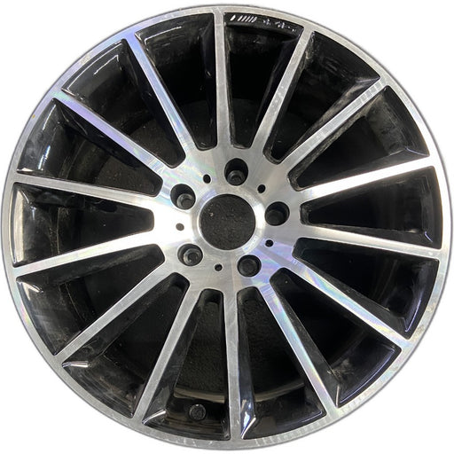 20" MERCEDES G-CLASS 19-20 463 Type G550 20x8.5 machined face with black accent - Front View
