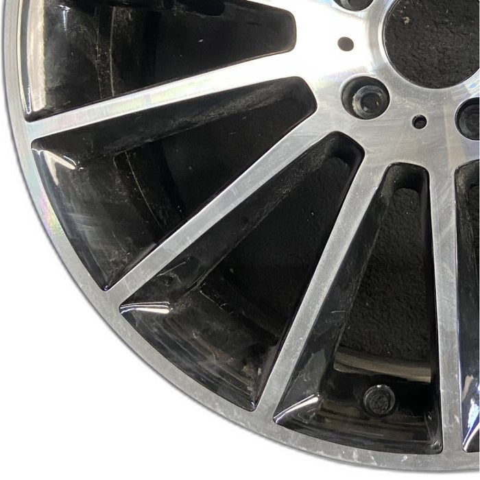 20" MERCEDES G-CLASS 19-20 463 Type G550 20x8.5 machined face with black accent - Back View