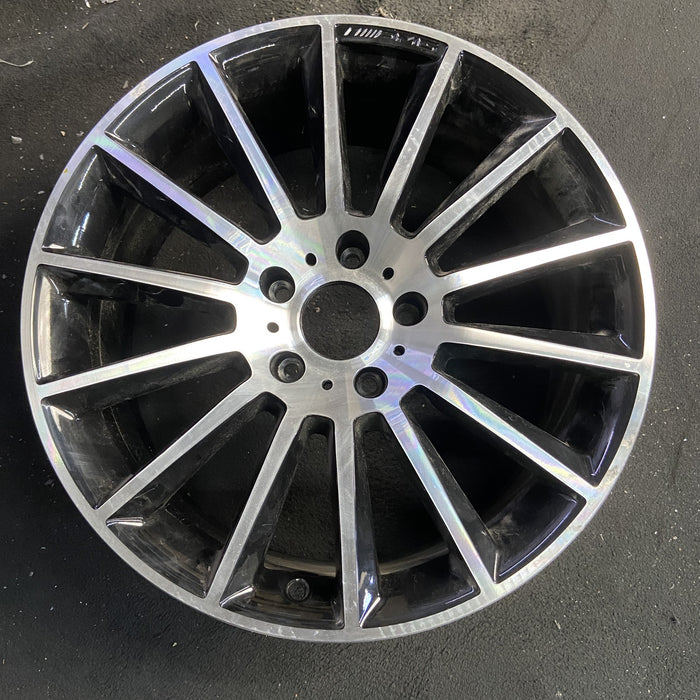 20" MERCEDES G-CLASS 19-20 463 Type, G550, 20x8.5, machined face with black - Angle View