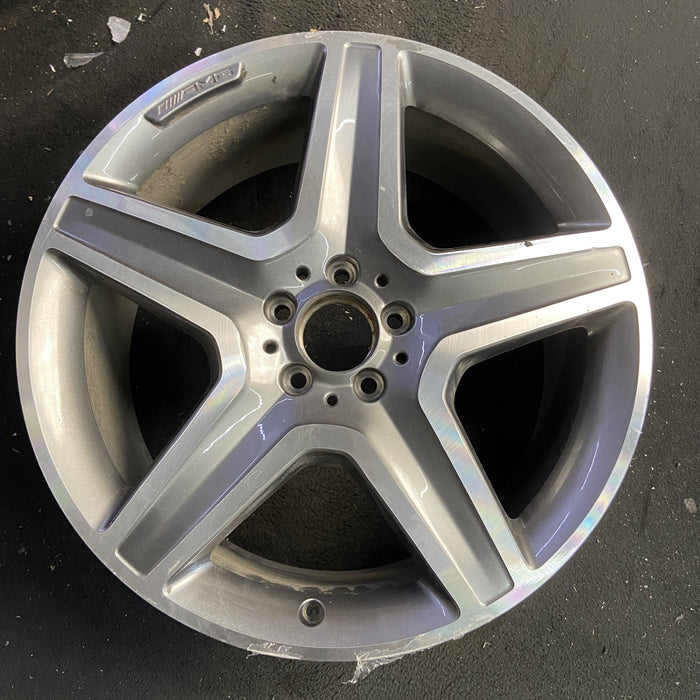 20" MERCEDES GLE-CLASS 16 166 Type, , GLE300d, 20x9, w/AMG, silver accents - Angle View