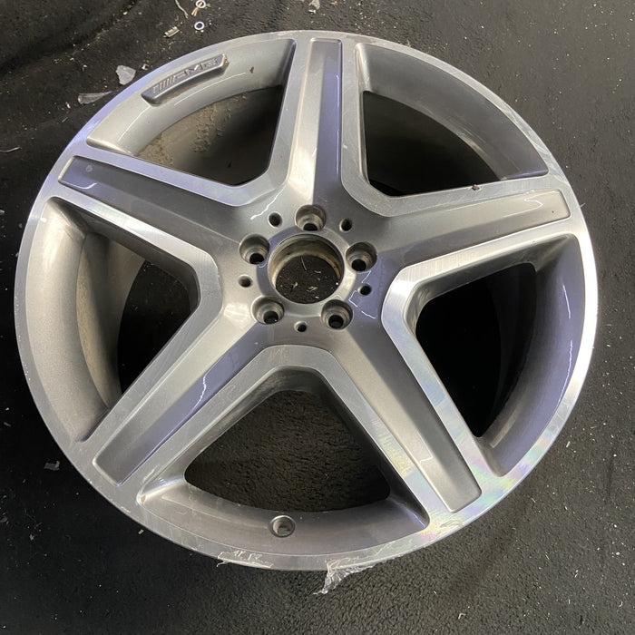 20" MERCEDES GLE-CLASS 16 166 Type, , GLE300d, 20x9, w/AMG, silver accents - Side Profile