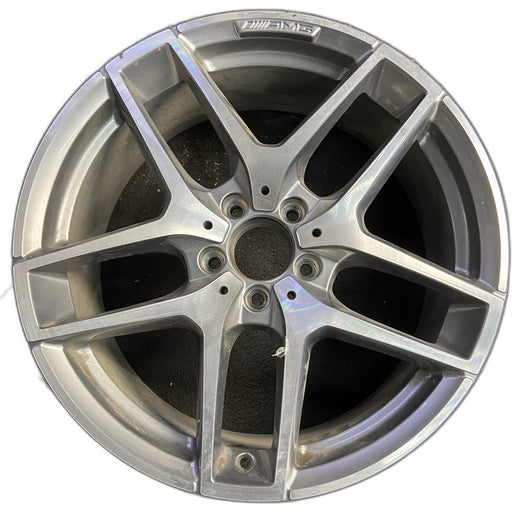 19" MERCEDES GLC-CLASS 16 , 19x8, 10 spoke, gray accents Original OEM Wheel Rim - Front View