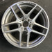 19" MERCEDES GLC-CLASS 16 , 19x8, 10 spoke, gray accents Original OEM Wheel Rim - Angle View