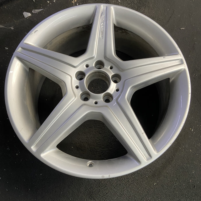 19" MERCEDES CL-CLASS 10 216 Type; CL550, 19x8.5, 5 spoke Original OEM Wheel Rim - Side Profile