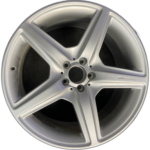20" MERCEDES CL-CLASS 08 216 Type; CL63, 20x9.5, 5 spoke Original OEM Wheel Rim - Front View