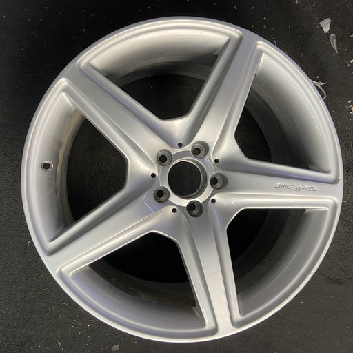 20" MERCEDES CL-CLASS 08 216 Type; CL63, 20x9.5, 5 spoke Original OEM Wheel Rim - Additional View