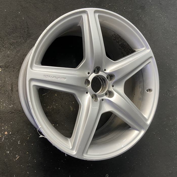 20" MERCEDES CL-CLASS 08 216 Type; CL63, 20x9.5, 5 spoke Original OEM Wheel Rim - View 8