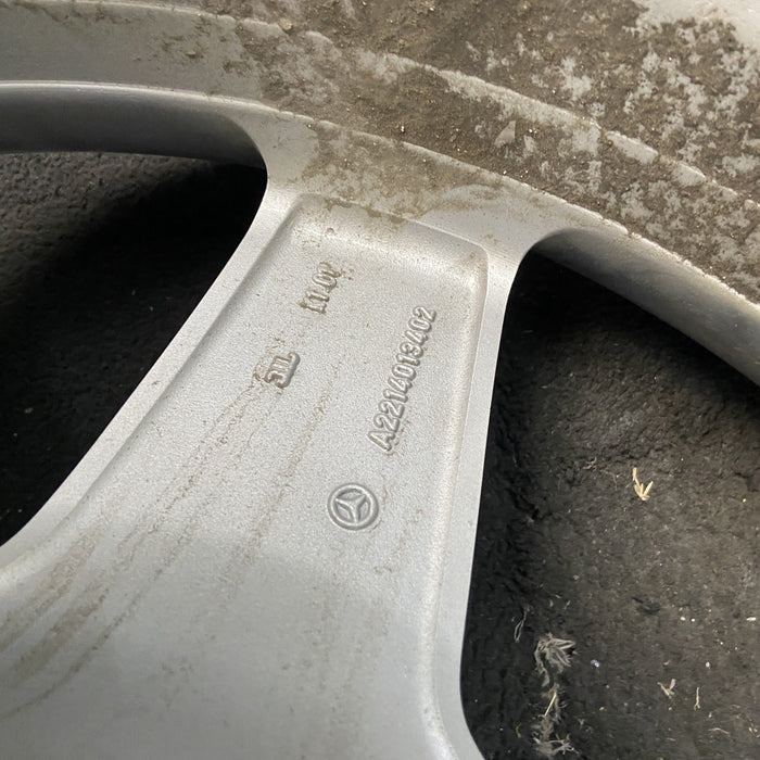 20" MERCEDES CL-CLASS 08 216 Type; CL63, 20x9.5, 5 spoke Original OEM Wheel Rim - View 10