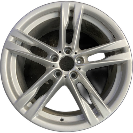 20" BMW 640i 12-15 20x9 , 5 spoke, double spoke Original OEM Wheel Rim - Front View