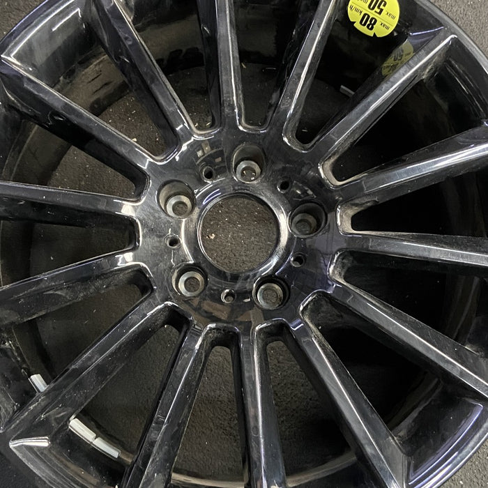 20" MERCEDES G-CLASS 21-24 463 Type G550 20x8.5 14 spoke black Original OEM - Angle View