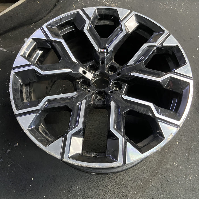 20" BMW X3 25 20x10.5, , Y spoke Original OEM Wheel Rim - Side Profile