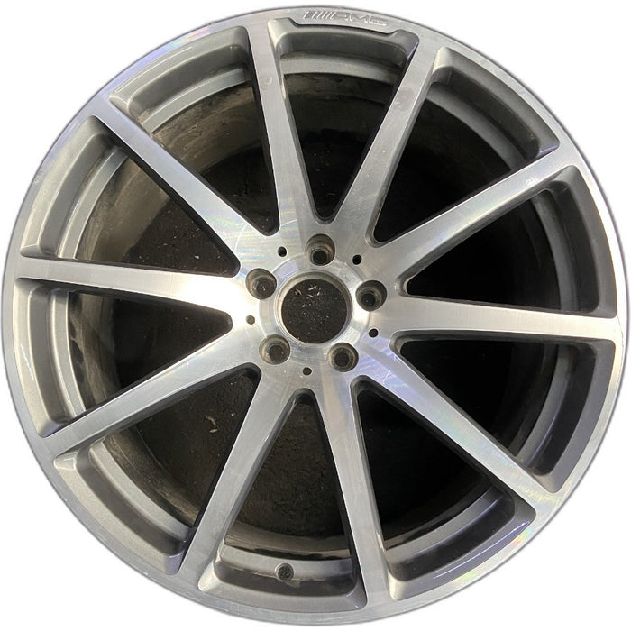20" MERCEDES S-CLASS 15 231 Type; SL63 20x10 10 individual spokes rear machined - Front View