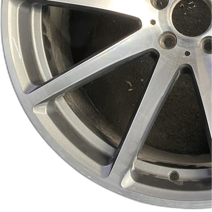 20" MERCEDES S-CLASS 15 231 Type; SL63 20x10 10 individual spokes rear machined - Back View