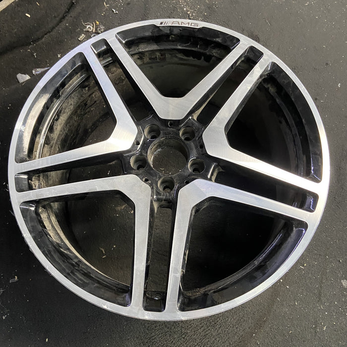 20" MERCEDES CL-CLASS 13-14 216 Type; CL63, 20x9.5, , accent Original OEM Wheel - Side Profile