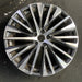 21" LEXUS RX350 23-25 21x8 20 spoke machined black Original OEM Wheel Rim - Front View