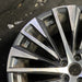 21" LEXUS RX350 23-25 21x8 20 spoke machined black Original OEM Wheel Rim - Side Profile