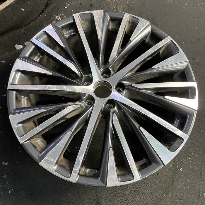 21" LEXUS RX350 23-25 21x8 20 spoke machined black Original OEM Wheel Rim - View 7