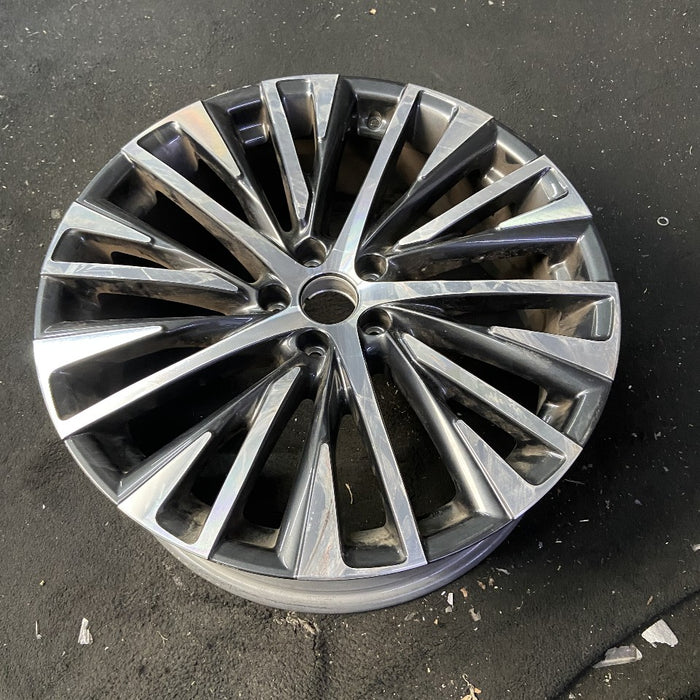 21" LEXUS RX350 23-25 21x8 20 spoke machined black Original OEM Wheel Rim - View 8