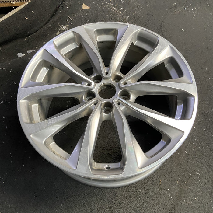 19" BMW X3 18-20 19x7.5 , 5 spoke, V spoke, wide spoke Original OEM Wheel Rim - Side Profile