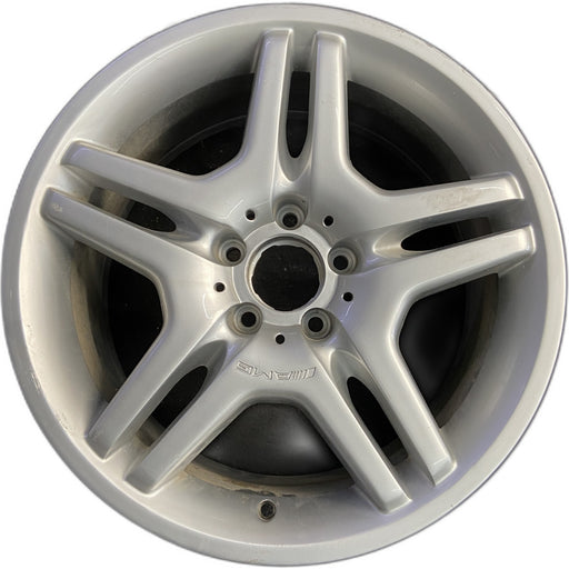 18" MERCEDES CL-CLASS 03-05 215 Type; CL55, 18x9 Original OEM Wheel Rim - Front View