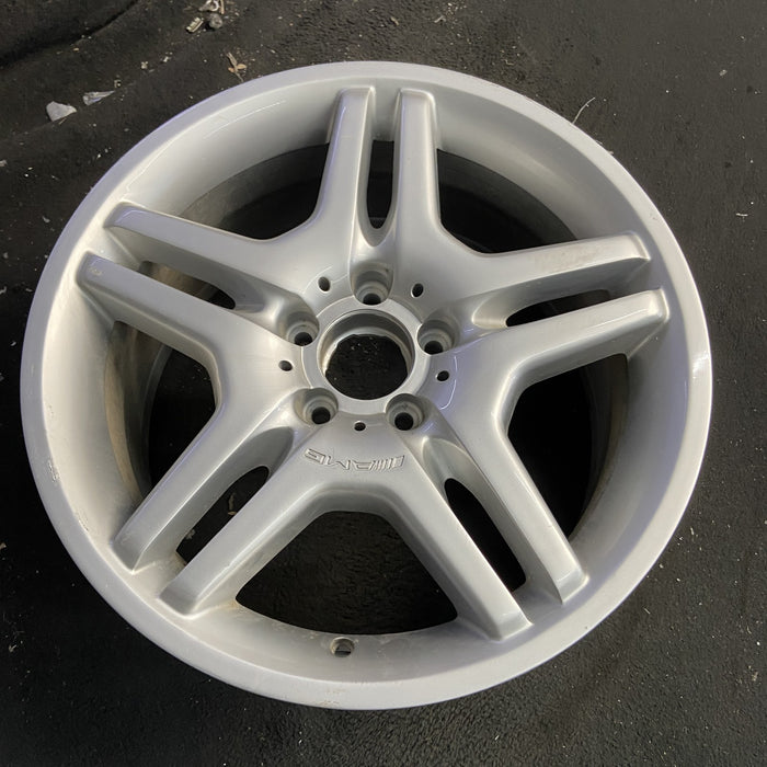 18" MERCEDES CL-CLASS 03-05 215 Type; CL55, 18x9 Original OEM Wheel Rim - Side Profile