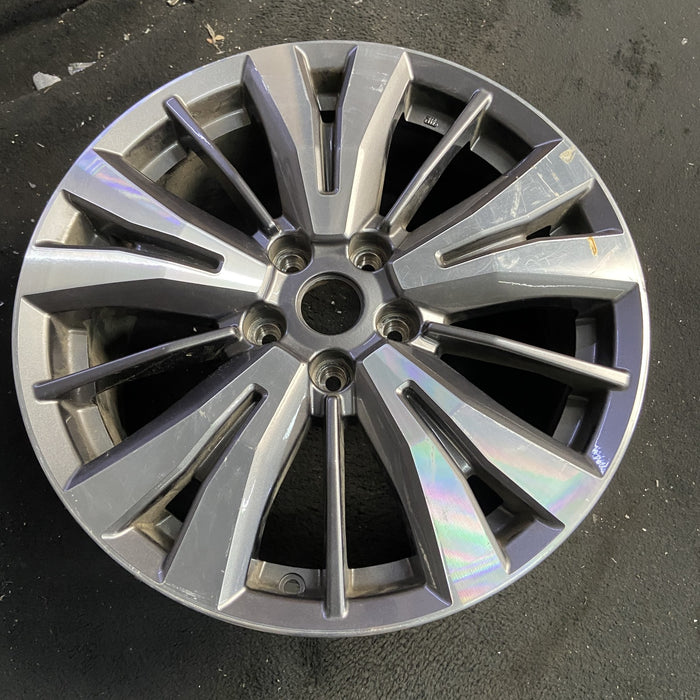 18" PATHFINDER 17-20 18x7.5 , 15 spoke Original OEM Wheel Rim - Side Profile