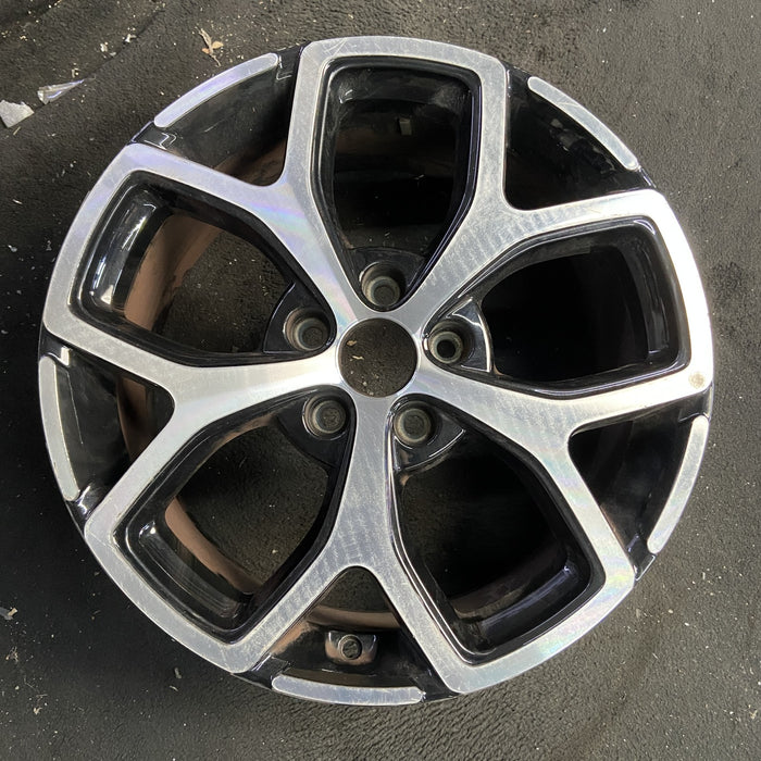 18" VELOSTER 19-20 18x7.5 , 5 spoke, Y spoke Original OEM Wheel Rim - Angle View