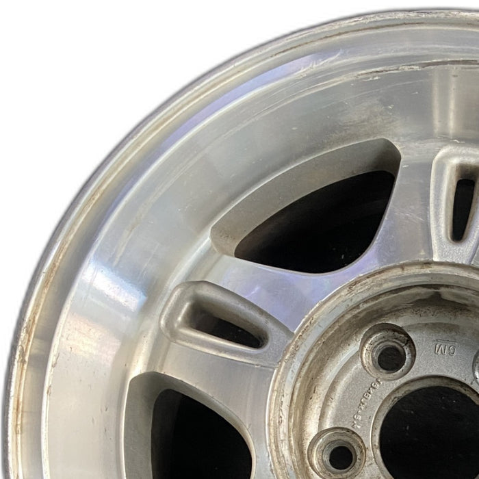 16" BLAZER S10/JIMMY S15 01 4x2 16x8 Xtreme machined face silver accents - Angle View