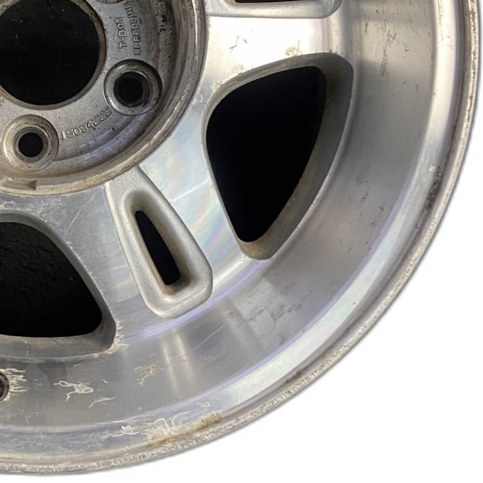 16" BLAZER S10/JIMMY S15 01 4x2 16x8 Xtreme machined face silver accents - Close-Up Detail