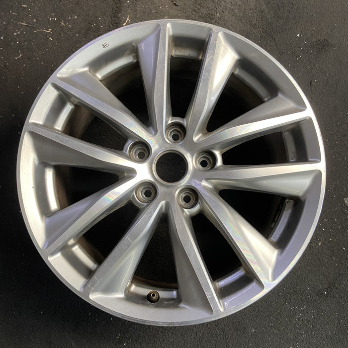 17" INFINITI Q50 14-15 17x7.5 , , narrow spoke width Original OEM Wheel Rim - Angle View