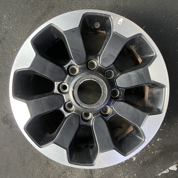17" DODGE 2500 PICKUP 20-21 , 17x8 , , machined Original OEM Wheel Rim - Angle View