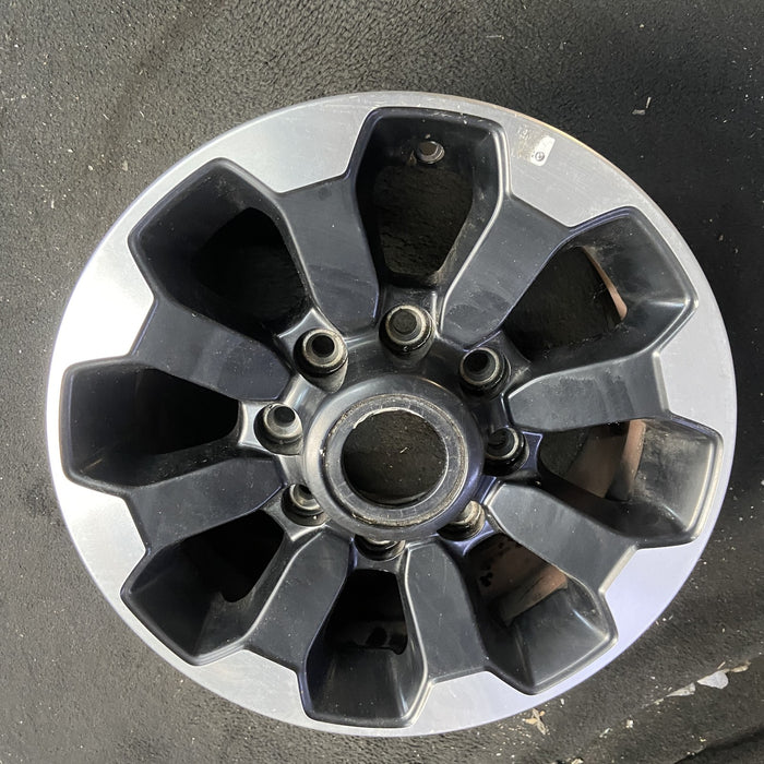 17" DODGE 2500 PICKUP 20-21 , 17x8 , , machined Original OEM Wheel Rim - Side Profile