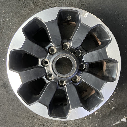 17" DODGE 2500 PICKUP 20-21 , 17x8 , , machined Original OEM Wheel Rim - Angle View