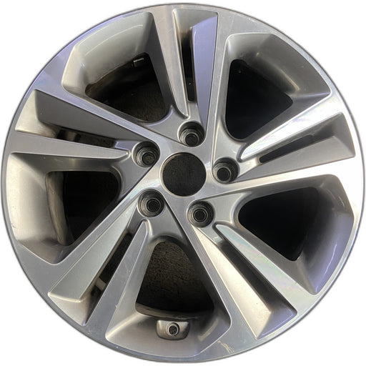 17" ELANTRA 17 17x7 , Sdn Original OEM Wheel Rim - Front View