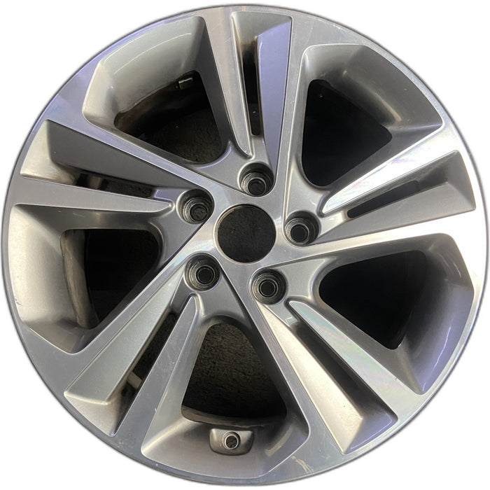 17" ELANTRA 17 17x7 , Sdn Original OEM Wheel Rim - Front View