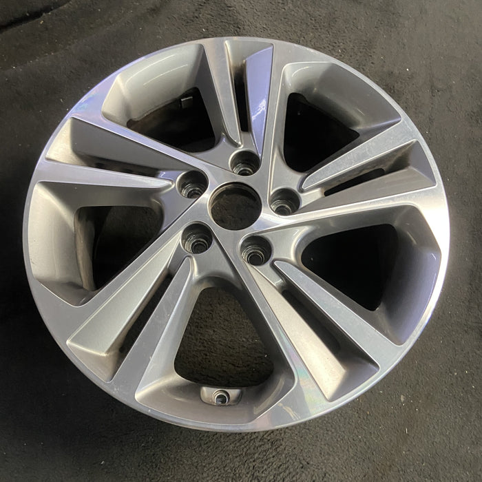 17" ELANTRA 17 17x7 , Sdn Original OEM Wheel Rim - Side Profile
