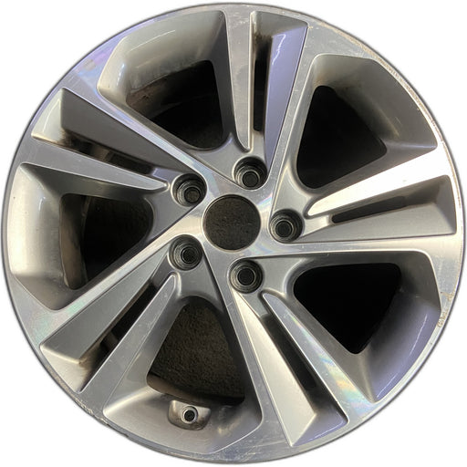 17" ELANTRA 17 17x7 , Sdn Original OEM Wheel Rim - Front View
