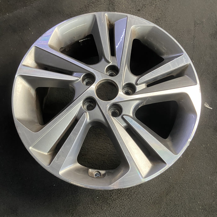 17" ELANTRA 17 17x7 , Sdn Original OEM Wheel Rim - Side Profile