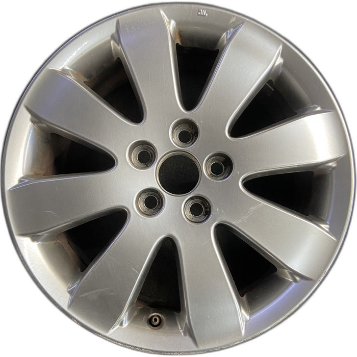 17" AVALON 05-07 17x7 alloy 8 spoke argent gray Original OEM Wheel Rim - Front View