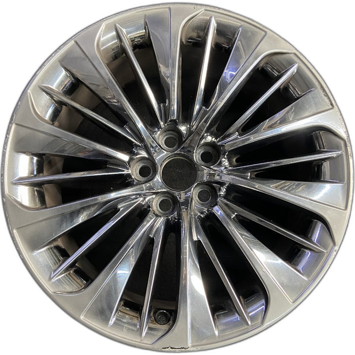 20" LS500 18-21 alloy 20x8.5 20 spoke Original OEM Wheel Rim - Front View
