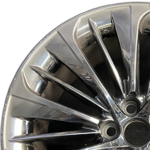 20" LS500 18-21 alloy 20x8.5 20 spoke Original OEM Wheel Rim - Angle View