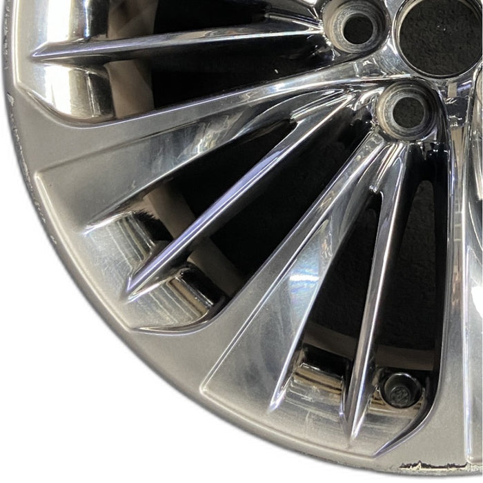 20" LS500 18-21 alloy 20x8.5 20 spoke Original OEM Wheel Rim - Back View