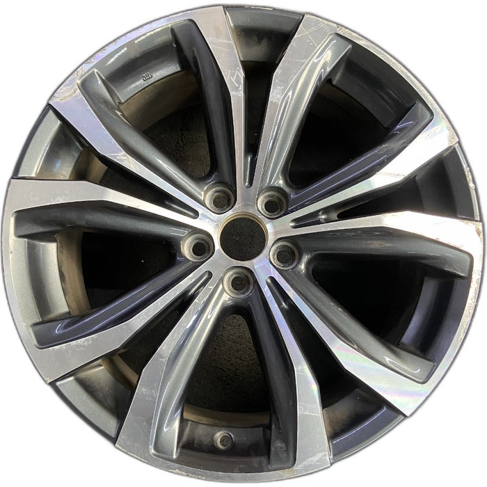 20" LEXUS RX350 16-19 20x8 alloy 10 spoke V spoke Original OEM Wheel Rim - Front View