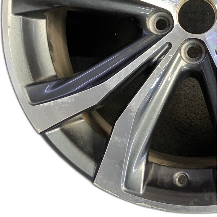 20" LEXUS RX350 16-19 20x8 alloy 10 spoke V spoke Original OEM Wheel Rim - Back View