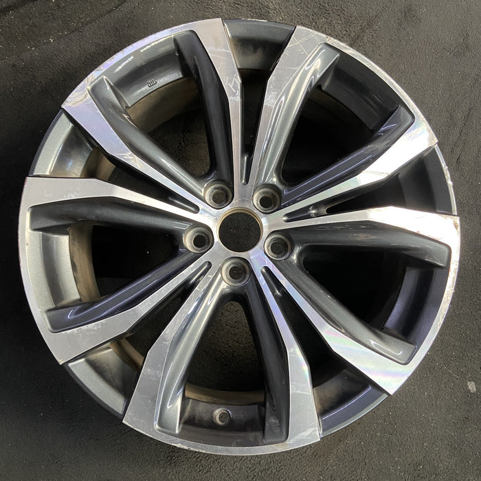 20" LEXUS RX350 16-19 20x8 , 10 spoke, V spoke Original OEM Wheel Rim - Angle View