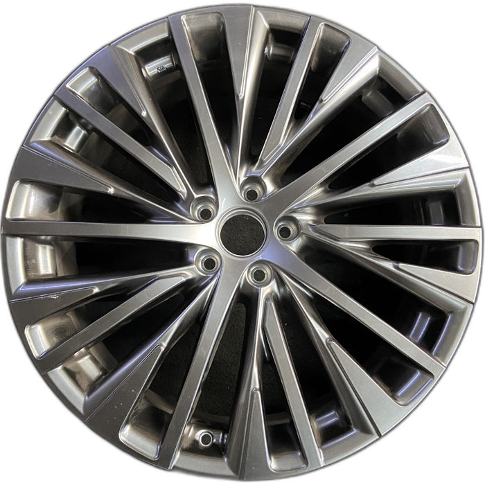 21" LEXUS RX350 23-25 21x8 20 spoke silver Original OEM Wheel Rim - Front View
