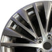 21" LEXUS RX350 23-25 21x8 20 spoke silver Original OEM Wheel Rim - Angle View