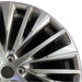 21" LEXUS RX350 23-25 21x8 20 spoke silver Original OEM Wheel Rim - Side Profile