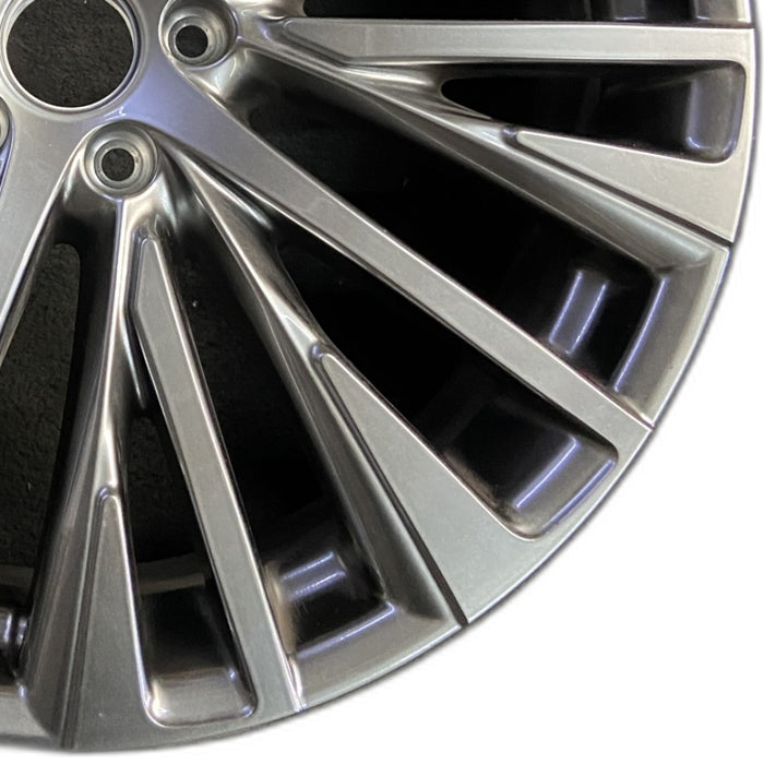 21" LEXUS RX350 23-25 21x8 20 spoke silver Original OEM Wheel Rim - Close-Up Detail